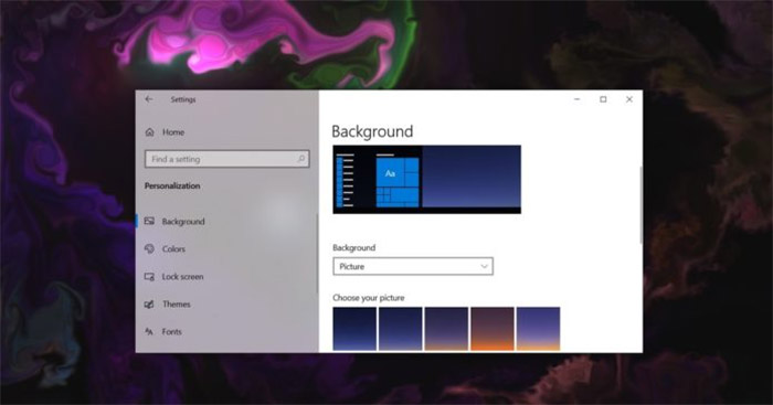 Приложение Lively Wallpaper позволяет установить анимированные обои в Windows 10.
