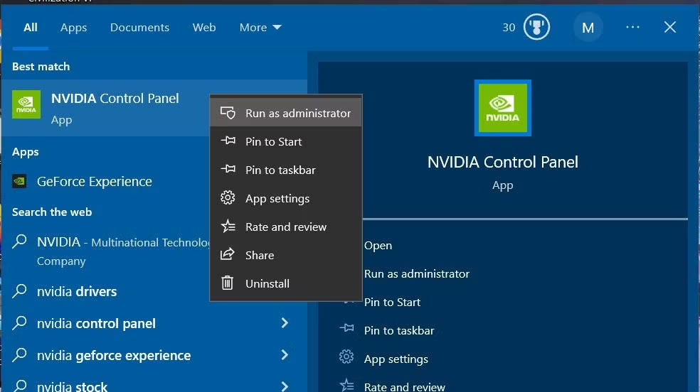 Как исправить ошибку «Отказано в доступе» панели управления NVIDIA в Windows 11/10 Изображение 1